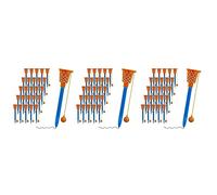 rieder Lot de 48 stylos pour panier de basket - Cadeaux de fête - Stylos de sport avec de basketball pour fêtes d'anniversaire avec motifs sportifs