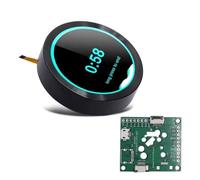 rieder Smart Home ESP32 S3 Carte de développement WiFi Bluetooth 2,1 480 x 480 Bouton pression rond IPS LCD TFT Module d'affichage Noir