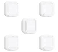 rieder Tuya Lot de 5 interrupteurs muraux intelligents sans fil, faible consommation d'énergie, pas de câblage, une seule pression sur un bouton suffit