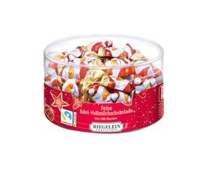 Riegelein Mini nain de Noël avec 5 g par pièce, boîte ronde de 400 g