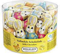 Riegelein Petit lapin aux longues oreilles Nicki chocolat au lait 24 x 12g