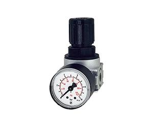 RIEGLER 100339-R 05-10 Multifix-mini Régulateur de pression avec Mano, BG 0, G 1/8, 0,5-10 bar, 1 pièce