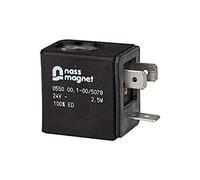 RIEGLER 100740-400-447-142 Bobine magnétique 24 V CC pour vanne de commutation (vanne 3/2 voie), 1 pièce