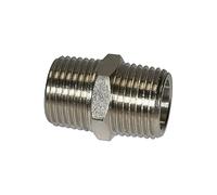 RIEGLER 100847-252.07/4-N Raccord double filetage G 1 1/2 a, G 1 1/2 a, SW 48, laiton vern