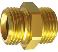 Riegler 100906-252.03 Embout à double filetage cylindrique G 3/8 a, G 3/8 a, SW 19, laiton, 1 pièce