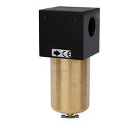 RIEGLER 101180-680.41 Micro filtre pour haute pression jusqu'à 60 bar, valve de vidange manuelle, G 3/8, 1 pièce