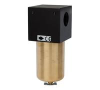 RIEGLER 101182-680.43 Micro filtre pour haute pression jusqu'à 60 bar, valve de vidange manuelle, G 3/4, 1 pièce