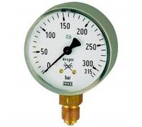 RIEGLER Riegler Manomètre Oxygène, G 1/4 radial bas, 0 - 400 bar, Ø 63 mm Quantité:1