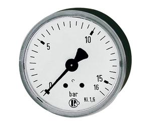 RIEGLER 101811-110.41/1 Standard Mano, KS-G, G 1/8 arrière centrique, 0-1,0 bar, Ø 40, 1 pièce