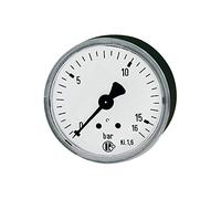 RIEGLER 101836-214 Manomètre standard en tôle d'acier G 1/4 arrière 0-2,5 bar Ø 63
