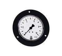 RIEGLER 101901-320/63 Standardmano, anneau avant noir, G 1/4 arrière, 0-1,0 bar, Ø 63, 1 pièce