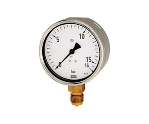 RIEGLER 102025-504 Manomètre robuste, G 1/2 en bas, 0-2,5 bar, Ø 100, 1 pièce