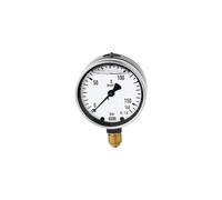 RIEGLER 102189-720/6 Manomètre de glycérine Boîtier en métal G 1/2 en bas -1/+15,0 bar Ø 100 mm