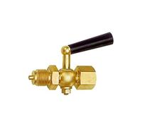 RIEGLER 102650-9009/ES Robinet d'arrêt manomètre, manchon, acier inoxydable 1.4571, G 1/2, 1 pièce