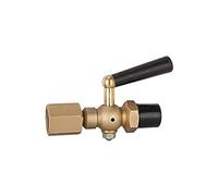 RIEGLER Riegler Manomètre robinet d'arrêt, embout - manchon pivotant, MS brut, G 1/2 Quantité:1
