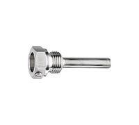 RIEGLER 102811-SR 02 Tube de protection à visser, G 1/2, L1 = 100 mm, alliage de cuivre, 1 pièce