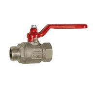 RIEGLER 103104-329.23-R Robinet à boisseau sphérique avec levier manuel IG/AG Laiton vern, G 3/8, 1 pièce