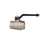 RIEGLER 103123-330.02 Robinet à boisseau sphérique, sortie légère, passage complet, IG/IG, MS ver., G 1/4, 1 pièce