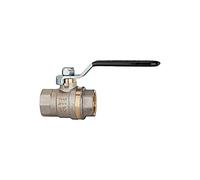 RIEGLER 103162-330.07-S Robinet à boisseau sphérique standard, levier noir, IG/IG, MS vern. G 1 1/4, 1 pièce