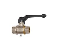 Riegler 103254 Robinet à boisseau sphérique de sécurité non verrouillable Trou de purge Rp 3/8