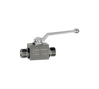 RIEGLER 103499-392.02 Robinet à boisseau sphérique haute pression en acier M14 x 1,5