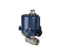 RIEGLER 103702-350.2812R Robinet à boisseau sphérique en laiton 2 voies actionneur électrique 24 V CC Rp 1 pièce