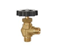 RIEGLER 103722-211.22 Robinet d'arrêt d'angle en laiton AG G 3/8 DN 8 1 pièce