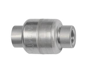 RIEGLER 103849-228.14-ES Clapet anti-retour léger ES 1.4301, G 1/4, 0,03 bar, 1 pièce