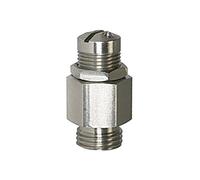 RIEGLER 103916-218.11-ES Mini valve de purge en acier inoxydable G 1/8, pression de réponse 1,0-4,0 bar