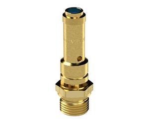 RIEGLER 103993-226.01-6,3 Vanne de sécurité DN 8, laiton, G 1/4, pression de contact 6,3 bar, 1 pièce