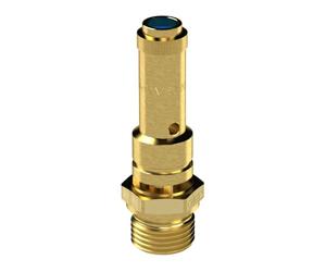 RIEGLER 104309-226.03-6.0 Valve de sécurité DN 8 en laiton, G 1/2, pression de réponse 6 bar, 1 pièce