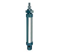 RIEGLER 105754-1.DM.08050 Cylindre rond, double effet, aimant, piston Ø 8, course 50, M5, 1 pièce