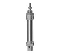 RIEGLER 105798-1.DMD.16050 Cylindre rond, double effet, aimanté, piston Ø 16, course 50, M5, 1 pièce