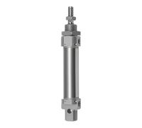 RIEGLER 105818-1.DMD.25125 Cylindre rond, double effet, aimanté, piston Ø 25, course 125, G 1/8, 1 pièce