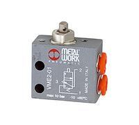 RIEGLER 106387-511.131 Vanne miniature 3/2 voies mécanique, poussoir, NC, 4 mm latérale, 1 pièce