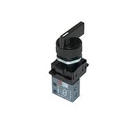 RIEGLER 106408-512.314 Mini valve 3/2, manuel, levier rotatif, NC, bistable, M5 latéral, 1 pièce