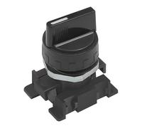 RIEGLER 106449-KDH-3B Levier court 3 positions bistable Noir