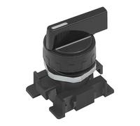 RIEGLER 106452-LDH-3M Long levier rotatif 3 positions monostable Noir