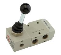 RIEGLER Riegler Electrovanne 3/2 voies, manuelle, levier bistable 90°, G 1/4 Quantité:1