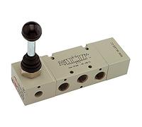 RIEGLER 106475-514.126 Valve 5/3 voies avec levier à 90° et aérée au milieu G 1/8