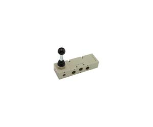 RIEGLER 106482-514.141 Valve 5/3 voies man. Levier monostabil central fermé G 1/2, 1 pièce