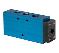 RIEGLER 106601-517.623 Valve 5/2 voies pneumatique unilatérale, monostable, G 1/2, DN 15, 1 pièce