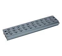 RIEGLER 106630-520.10-18 Plaque de base multiple pour valves directionnelles 10 positions de soupape G 1/8