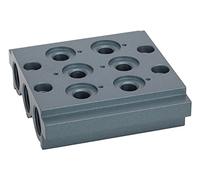 RIEGLER Riegler Plaque de base multiple pour vannes de chemin, 2 positions de vanne, G 1/4 Quantité:1