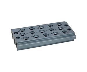 RIEGLER 106635-520.05-14 Plaque de base multiple pour vannes directionnelles 5 positions G 1/4