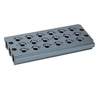 RIEGLER 106636-520.06-14 Plaque de base multiple pour vannes directionnelles 6 positions G1/4