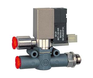 RIEGLER 106861-486.018-6 Électrovanne 3/2 voies, évacuation guidée G1/8 Schl.6 NC, 1 pièce