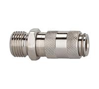 RIEGLER 107107-243.08/1-ES Raccord à dégagement rapide NW 2,7 en acier inoxydable 1.4404, M5 AG, 1 pièce