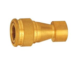 RIEGLER 107695-246.03 Coupleur hydraulique verrouillable des deux côtés, MS vierge, G3/8 IG, NW7,5, 1 pièce