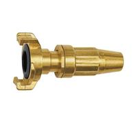 RIEGLER 107801-K 711 Gicleur de pulvérisation GEKA avec raccord d'embrayage en laiton nu DN 13